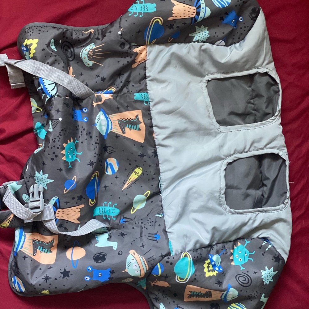 Shopping cart seat cover